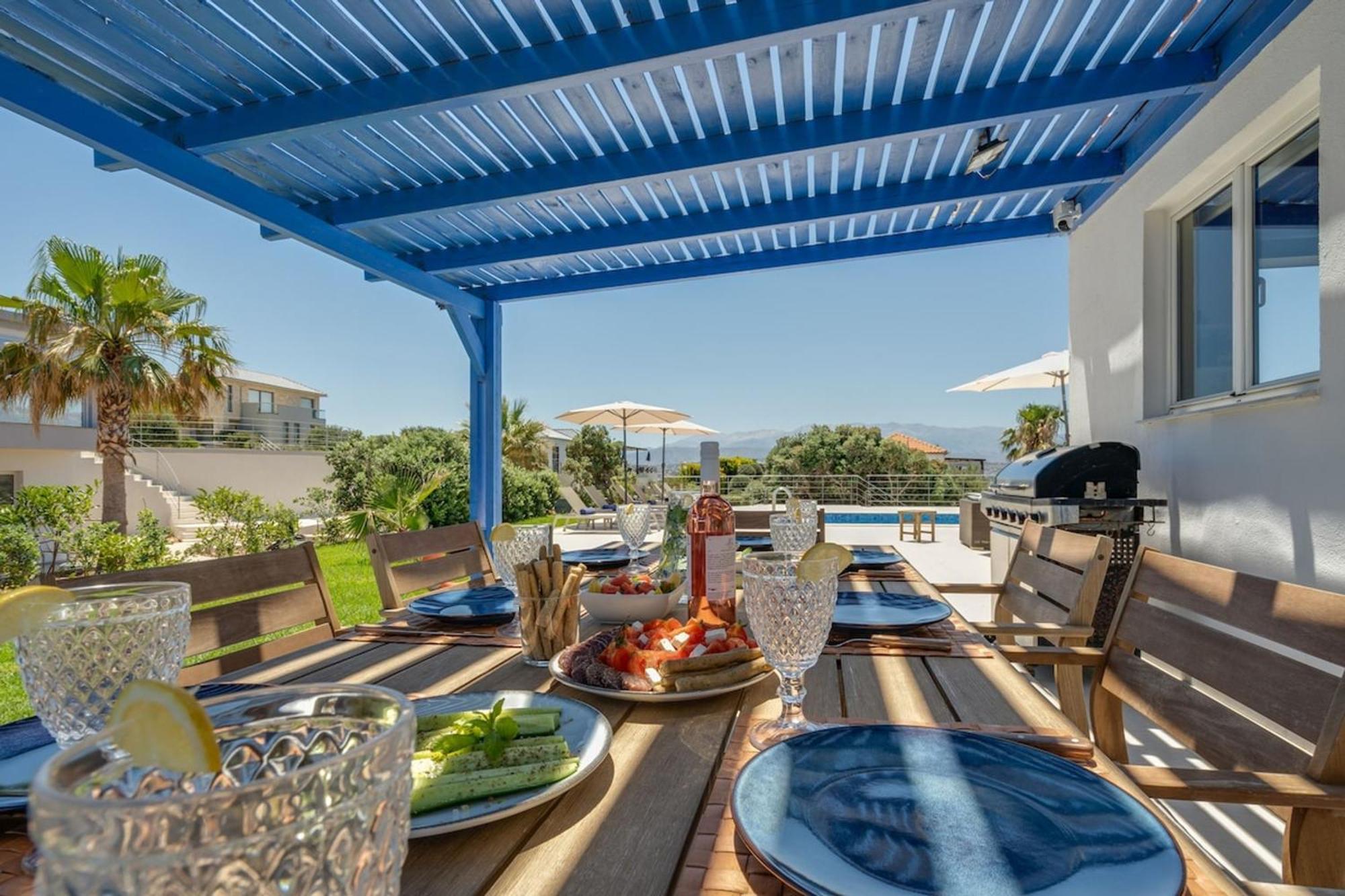 Villa Hemera Ocean View Private Heated Pool Chorafakia Exteriér fotografie